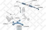 STELLOX 57-00163-SX_рычаг нижний правый! Fiat Stilo all 0 (5700163SX)
