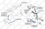 STELLOX 57-03954-SX_рычаг задний верхний! Audi Q7 06>, VW Touareg 03-10 (5703954SX)