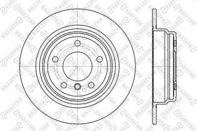 Stellox 6020-1537-SX тормозной диск на 5 (E39)