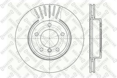 Stellox 6020-1540V-SX тормозной диск на Z4 (E85)
