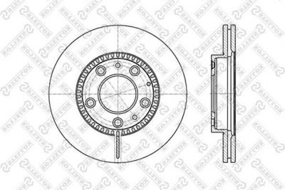 Stellox 6020-3241V-SX тормозной диск на MAZDA 626 V Hatchback (GF)