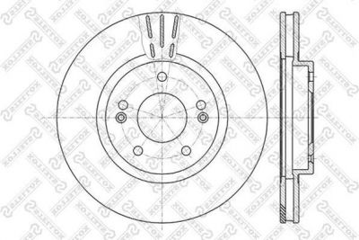 Stellox 6020-3415V-SX тормозной диск на HYUNDAI SANTA FE I (SM)
