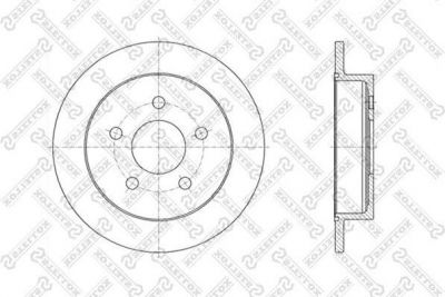 Stellox 6020-3636-SX тормозной диск на PONTIAC TRANS SPORT