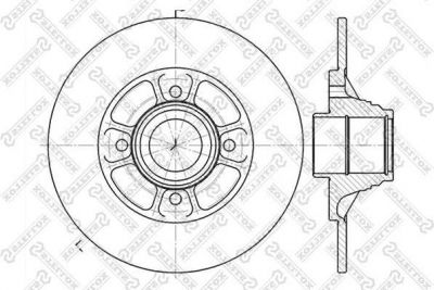 Stellox 6020-3918-SX тормозной диск на HONDA ACCORD VI (CG, CK)