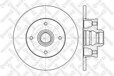 Stellox 6020-9935-SX тормозной диск на VW PASSAT Variant (3A5, 35I)