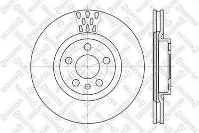 Stellox 6020-9942V-SX тормозной диск на PEUGEOT EXPERT фургон (222)