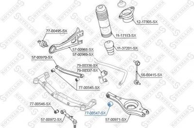 Stellox 77-00547-SX подвеска, рычаг независимой подвески колеса на KIA CEE'D SW (ED)