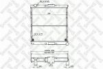 Stellox 81-03301-SX радиатор, охлаждение двигателя на IVECO EuroCargo