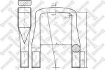 Stellox 84-64201-SX стремянка рессоры на MERCEDES-BENZ MK