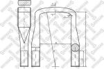 Stellox 84-64241-SX стремянка рессоры на MERCEDES-BENZ MK