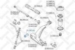 Stellox 87-73011-SX подвеска, рычаг независимой подвески колеса на OPEL KADETT E Combo (38_, 48_)