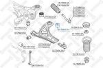Stellox 87-73020-SX подвеска, рычаг независимой подвески колеса на CHEVROLET AVEO Наклонная задняя часть (T250, T255)