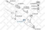 Stellox 87-74138-SX подвеска, рычаг независимой подвески колеса на NISSAN PRIMASTAR автобус (X83)