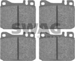 SWAG 10 91 6045 комплект тормозных колодок, дисковый тормоз на MERCEDES-BENZ S-CLASS (W126)
