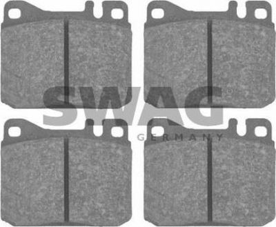 SWAG 10 91 6045 комплект тормозных колодок, дисковый тормоз на MERCEDES-BENZ S-CLASS (W126)