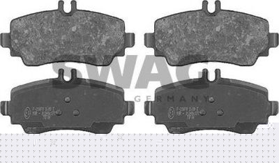SWAG 10 91 6373 комплект тормозных колодок, дисковый тормоз на MERCEDES-BENZ A-CLASS (W168)