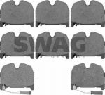 SWAG 10 91 6534 комплект тормозных колодок, дисковый тормоз на MERCEDES-BENZ CLS (C219)