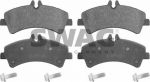 SWAG 10 91 6709 комплект тормозных колодок, дисковый тормоз на MERCEDES-BENZ SPRINTER 5-t c бортовой платформой/ходовая часть (906)