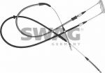 SWAG 40 90 4666 трос, стояночная тормозная система на OPEL ASTRA F Наклонная задняя часть (53_, 54_, 58_, 59_)