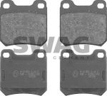 SWAG 40 91 6133 комплект тормозных колодок, дисковый тормоз на OPEL OMEGA B (25_, 26_, 27_)