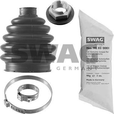 SWAG 50 90 1043 комплект пылника, приводной вал на FORD KA (RB_)