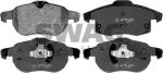 SWAG 57 11 6206 комплект тормозных колодок, дисковый тормоз на SAAB 9-3 (YS3F)