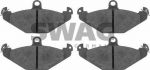 SWAG 60 91 6403 комплект тормозных колодок, дисковый тормоз на RENAULT 21 универсал (K48_)