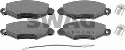 SWAG 60 91 6441 комплект тормозных колодок, дисковый тормоз на NISSAN KUBISTAR фургон (X80)