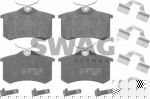 SWAG 60 91 6527 комплект тормозных колодок, дисковый тормоз на RENAULT MEGANE III Наклонная задняя часть (BZ0_)