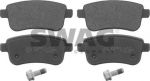 SWAG 60 91 6784 комплект тормозных колодок, дисковый тормоз на RENAULT MEGANE III Наклонная задняя часть (BZ0_)