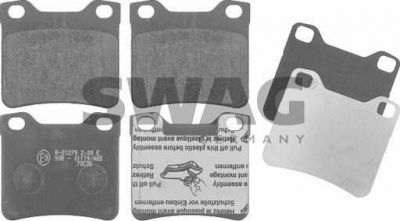 SWAG 62 91 6219 комплект тормозных колодок, дисковый тормоз на PEUGEOT 406 Break (8E/F)