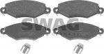 SWAG 62 91 6226 комплект тормозных колодок, дисковый тормоз на PEUGEOT 206 SW (2E/K)