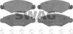 SWAG 62 91 6575 комплект тормозных колодок, дисковый тормоз на PEUGEOT 206 SW (2E/K)
