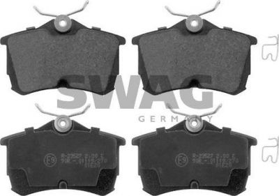 SWAG 85 91 6790 комплект тормозных колодок, дисковый тормоз на HONDA ACCORD VII Tourer (CM)