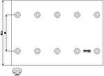 Textar 1915007 комплект тормозных башмаков, барабанные тормоза на DAF F 2500