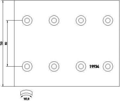 Textar 1993402 комплект тормозных башмаков, барабанные тормоза на RENAULT TRUCKS G