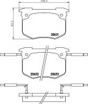Textar 2063101 комплект тормозных колодок, дисковый тормоз на PEUGEOT 505 Break (551D)