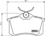Textar 2096110 комплект тормозных колодок, дисковый тормоз на FIAT ULYSSE (179AX)
