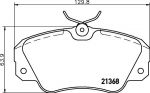 TEXTAR Колодки торм.пер. Opel Omega A, B (2136801)
