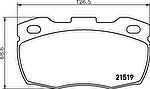 Textar 2151902 комплект тормозных колодок, дисковый тормоз на LAND ROVER DEFENDER Station Wagon (LD)