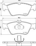 TEXTAR Колодки передние MB W202/210 (2166404)
