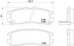 TEXTAR Колодки задние MITSUBISHI GALANT PAJERO SPACE (MB857336, 2170602)