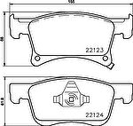 Textar 2212301 комплект тормозных колодок, дисковый тормоз на OPEL CORSA E Van