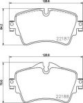 Textar 2218701 комплект тормозных колодок, дисковый тормоз на MINI MINI CLUBMAN (F54)