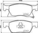 Textar 2234201 комплект тормозных колодок, дисковый тормоз на OPEL ASTRA K Sports Tourer