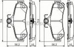 TEXTAR Колодки задние OPEL Astra G/H Meriva Zafira (1605086, 2341703)