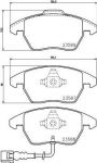 TEXTAR Колодки передние AD VW SEAT SKODA PA 03->06 (5K0698151, 2358701)