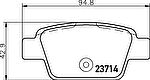 Textar 2371481 комплект тормозных колодок, дисковый тормоз на FIAT STILO (192)
