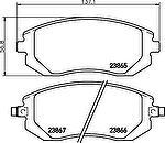 TEXTAR Колодки передние SUBARU FORESTER (26296SA000, 2386501)