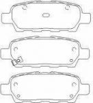 TEXTAR Колодки задние NISSAN/RENAULT/INFINITI (044608H385, 2387101)